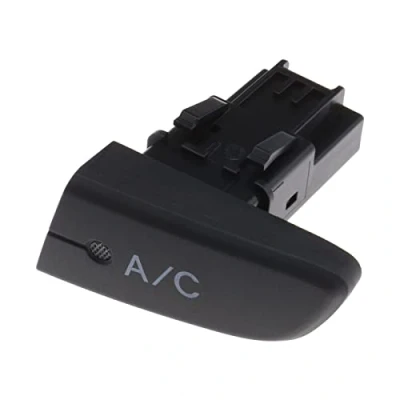 Abbildung von YINETTECH Auto Klimaanlage Steuerschalter 6554KX Kompatibel mit Aygo Mk1 C1 107 A/C Einheit Steuerknopf Kunststoff Schwarz