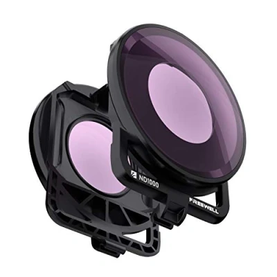 Abbildung von Freewell ND1000 Langzeitbelichtung Fotografie Netural Dichte Kamera Objektiv Filter Kompatibel mit Insta360 One R (360 Edition) (Nicht RS)