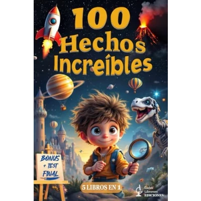 Abbildung von 100 hechos increíbles para niños curiosos: una divertidísima colección de las cosas más fascinantes, interesantes y divertidas que debería saber bonus + test final
