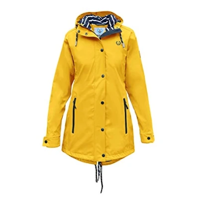 Abbildung von MADSea Regenjacke Friesennerz Gelb wasserdichter Regenmantel im maritimen Style