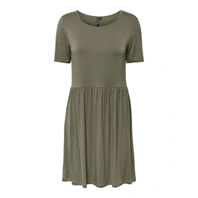 Abbildung von Pieces Pctaliva Freizeitkleid, Damen, Größe: Medium, Deep lichen green