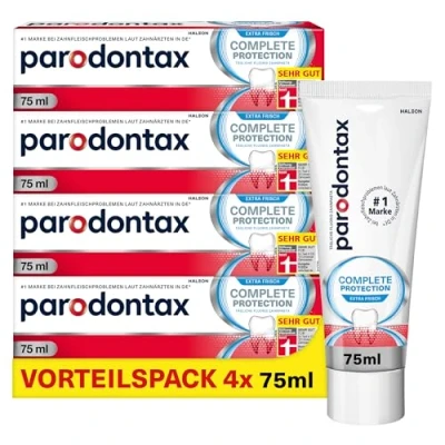 Abbildung von Parodontax Zahnpasta Complete Protection Extra Frisch 4 x 75ml, (4 St)