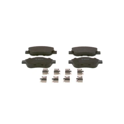 Abbildung von BOSCH 0 986 424 786 Bremsbelagsatz Low Metallic mit Anti Quietsch Blech, Montageanleitung FIAT: Panda II Schrägheck