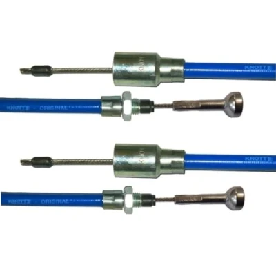 Abbildung von FKAnhängerteile 2 Stück Knott Bremsseil Schnellmontage 980207.14 HL 1230 mm GL 1420 Nirosta