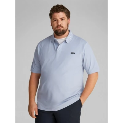 Abbildung von Calvin Klein LOGO Poloshirt, Herren, Größe: 5XL, Zen blue