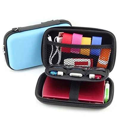 Abbildung von Gemini_mall® Tragbare Festplatte, EVA Tragetasche für 2,5 Zoll externe mit blau