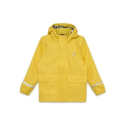 Abbildung von Kabooki Unisex LEGO Regenmantel 100% wasserdicht LWJochy 201 Regenjacke, 207A Yellow w. Navy, 122