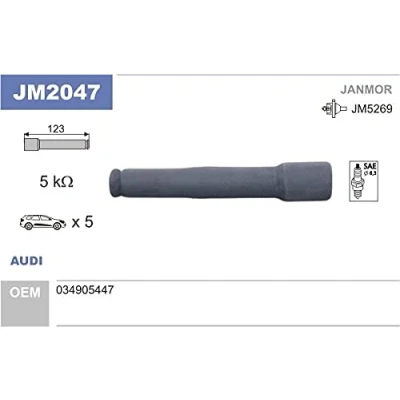 Abbildung von Stecker, Zündspule JANMOR JM2047