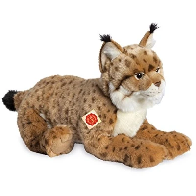 Abbildung von Teddy Hermann® Kuscheltier Luchs liegend, 45 cm, zum Teil aus recyceltem Material