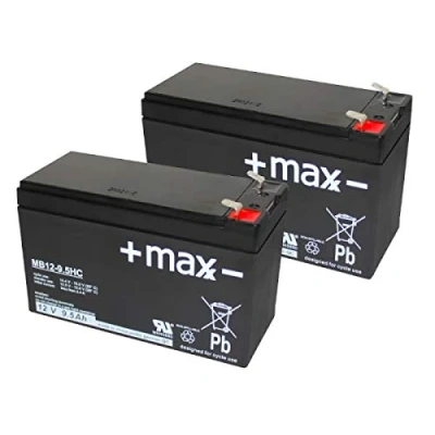Abbildung von Akku kompatibel Alber Schiebehilfe Bremshilfe Viamobil eco 24V 2x 12V 9,5Ah AGM