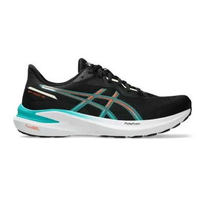 Abbildung von Asics GT 1000 13 Laufschuh Straße, Herren, Größe: 46, Black/wave teal Schuhe