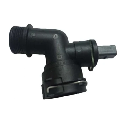 Abbildung von MAPCO 28328 Flansch Motorkühler, links unten mit Dichtung, Temperaturgeber VOLKSWAGEN: Golf 7 Schrägheck, Sportsvan, Touran II