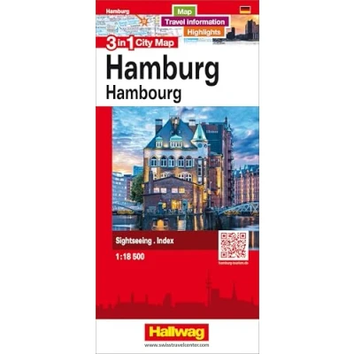 Abbildung von Hallwag Stadtplan Hamburg: 3 in 1: Stadtplan, Reiseinformationen und Highlights!