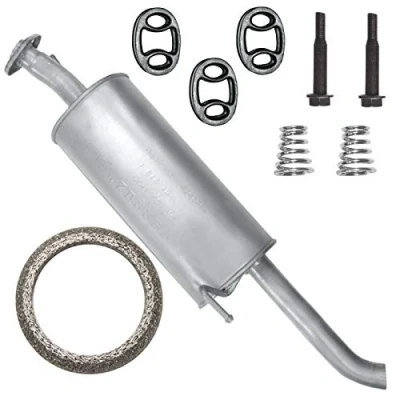 Abbildung von Endschalldämpfer Auspuff Endtopf für Opel Astra G 2 II Stufenheck 1.4i 1.6i 1.8i 2.0i 1.7 TD DTI