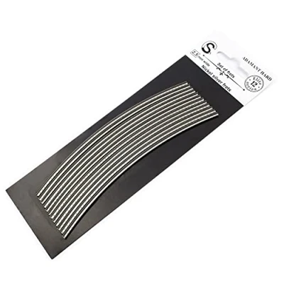 Abbildung von Sintoms E249119 Elite Serie Neusilber Extra Hart 2,5mm Medium Gitarrenbünde Bunddraht Fret Wire Set für E Gitarre