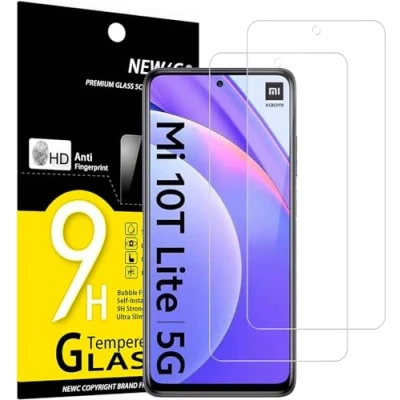 Abbildung von NEW&#039;C 2 Stück, Panzer Schutz Glas für Xiaomi Mi 10T Lite 5G, Frei von Kratzern, 9H Härte, HD Displayschutzfolie, 0.33mm Ultra klar, Ultrabeständig
