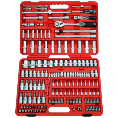 Abbildung von FAMEX Werkzeugset 525 SD 21 PROFESSIONAL, High End Steckschlüsselsatz 174 tlg., viele Features