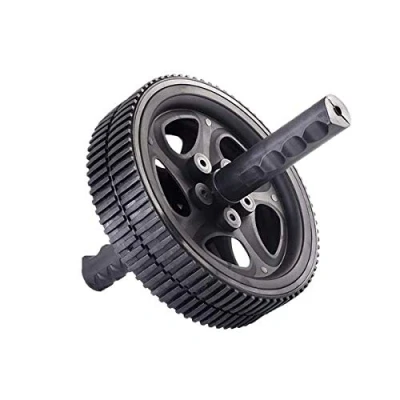 Abbildung von Bauchmuskeltrainer Bauchroller Ab Wheel Bauchtrainer Rolle schwarz