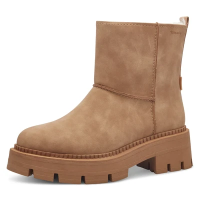 Abbildung von Tamaris Plateaustiefelette, Damen, Größe: 40, Camel Schuhe