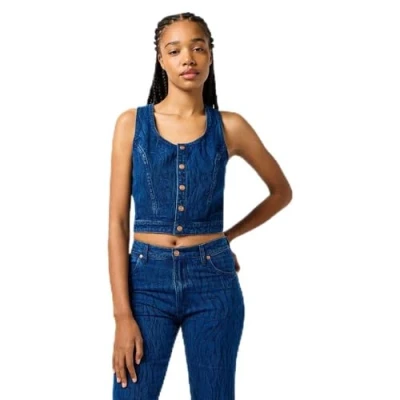 Abbildung von Wrangler Weste, Damen, Größe: 40, Groovy jaquard