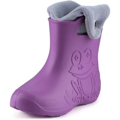 Abbildung von Ladeheid EVA Regenschuhe mit herausnehmbares Innenfutter LA CA 04 Gummistiefel Kinder gefüttert und federleicht