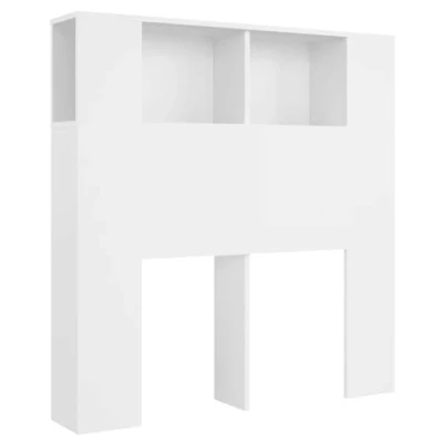 Abbildung von vidaXL Kopfteil mit Ablagen Weiß 100x18,5x104,5 cm, (1 St)