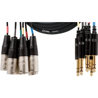 Abbildung von CORDIAL Kabel Mehrpaarig 8 XLR male/8 jack stereo 3 m AUDIO