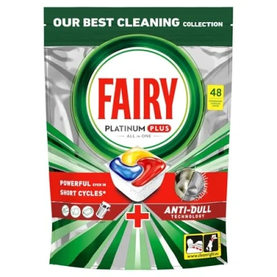 Abbildung von Fairy Platinum Plus All in One Geschirrspültabs Zitrone 48 Tabs