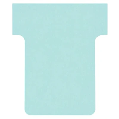 Abbildung von Nobo Kartentafel Zubehör T Karten, Größe 1.5, 100 Stück, blau