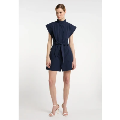 Abbildung von DREIMASTER Klassik Women&#039;s Playsuit XS / Marine 100% Baumwolle