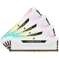 Abbildung von Corsair RGB PRO SL 32GB (4x8GB) DDR4 3600MHz C18 White, CMH32GX4M4D3600C18W, weiß