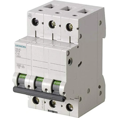Abbildung von SIEMENS Ingenuity for life Leitungsschutzschalter 6kA 3 polig Typ B 20A