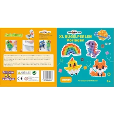 Abbildung von Bügelperlen Vorlagen Für große Maxi Perlen 55 Full Size (XL Vorlagenbuch) Jungen und Mädchen ab 3 Jahren. XL