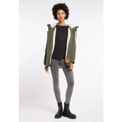 Abbildung von Ragwear Monadis WARM Wintermantel, Damen, Größe: Small, Dark olive