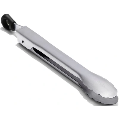 Abbildung von OXO Good Grips Servierzange, Minizange, Edelstahl, 18 cm
