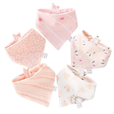 Abbildung von FZSECRIU 5 Stück lätzchen baby，dreieckstuch baby，，personalisierte geschenke ，babyhalstuch baby，halstücher baby，baby
