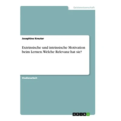 Abbildung von Extrinsische und intrinsische Motivation beim Lernen. Welche Relevanz hat sie?