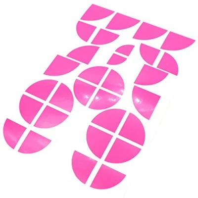 Abbildung von Finest Folia Emblem Ecken Aufkleber Neon (K004 Pink)