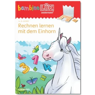 Abbildung von bambinoLÜK: 4/5/6 Jahre Vorschule Rechnen lernen mit dem Einhorn (bambinoLÜK Übungshefte: Vorschule)