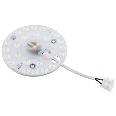 Abbildung von McShine LED Modul Umrüstsatz für Deckenleuchten und Wandleuchten Magnethalterung, Ø12,5cm, 12W, 1.200 lm, neutralweiß, 4000K