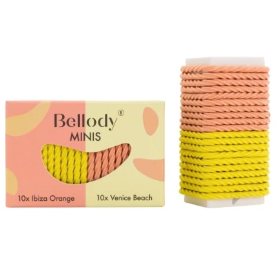 Abbildung von Bellody Haargummis Mini Elastiek Gelb en Orange