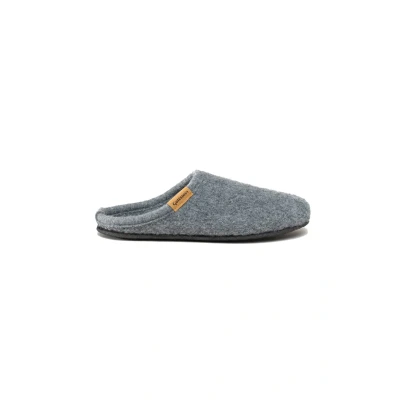Abbildung von Gottstein Filz Hausschuh Alpine Light Damen &amp; Herren Pantoffel aus 100% Schurwolle Graumele, 46