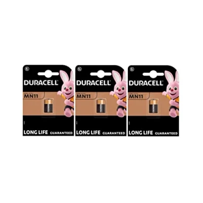 Abbildung von 3 x Duracell MN11 A11 11A (3 Blister a 1 Batterie) Batterien