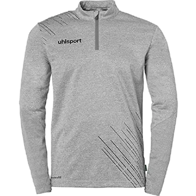 Abbildung von uhlsport Score 26 1/4 Zip Top Herren Sport Jacke Sweatshirt Sweatjacke Pullover Fußball Fitness Gym Hoody Pulli smartbreathe FIT atmungsaktiver Stoff aus recyceltem Polyester