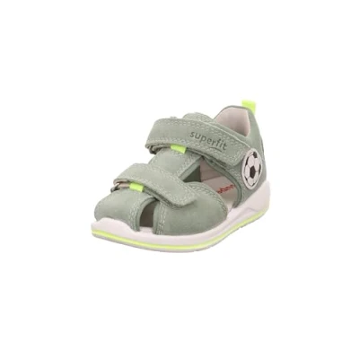 Abbildung von Superfit Boomerang Trekkingsandale für Kinder, Größe: 22, Hellgrün gelb Schuhe