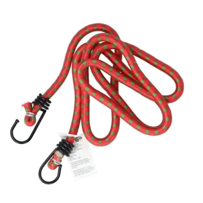 Abbildung von Carpoint Gepäckbinder 150cm Ø 10mmGepäckbinder mit Haken für Auto und Fahrrad, Rot, Grün