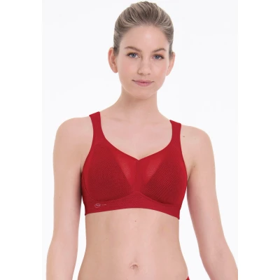 Abbildung von Anita AIR Control Deltapad Sportbh mit leichter Stützkraft, Damen, Größe: 70B, Lipstick