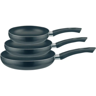 Abbildung von Elo Pfannen Set &quot;Ducto&quot;, Aluminium, (Set, 3 tlg., je 1 Pfanne Ø 20/24/28 cm, H: 4,5/5,0/5,8 cm), Induktion