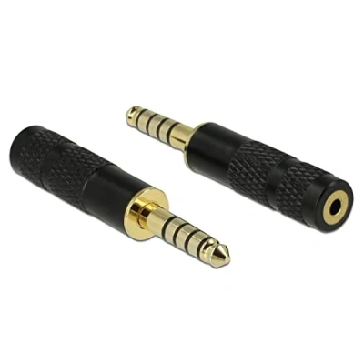 Abbildung von DELOCK Adapter Klinkenstecker 4,4 mm 5 Pin zu Klinkenbuchse 2,5 4