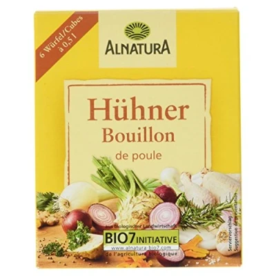 Abbildung von Alnatura Bio Hühner Bouillon, 6 Würfel, 66g